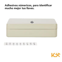 Caja De 48 Llaves Seguridad 25cm + Identificadores Llaveros300272