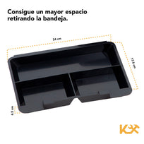 Caja Dinero de Combinacion con Perilla 25x18x9 cm Negra Ts0027G Kingsman300266-NEG