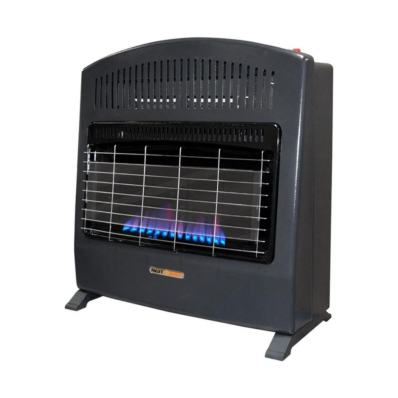 Calefactor Calentador de Pared Flama Azul 30,000 BTU Gas Natural Negro HG90W-BF-NAT Heat Wave