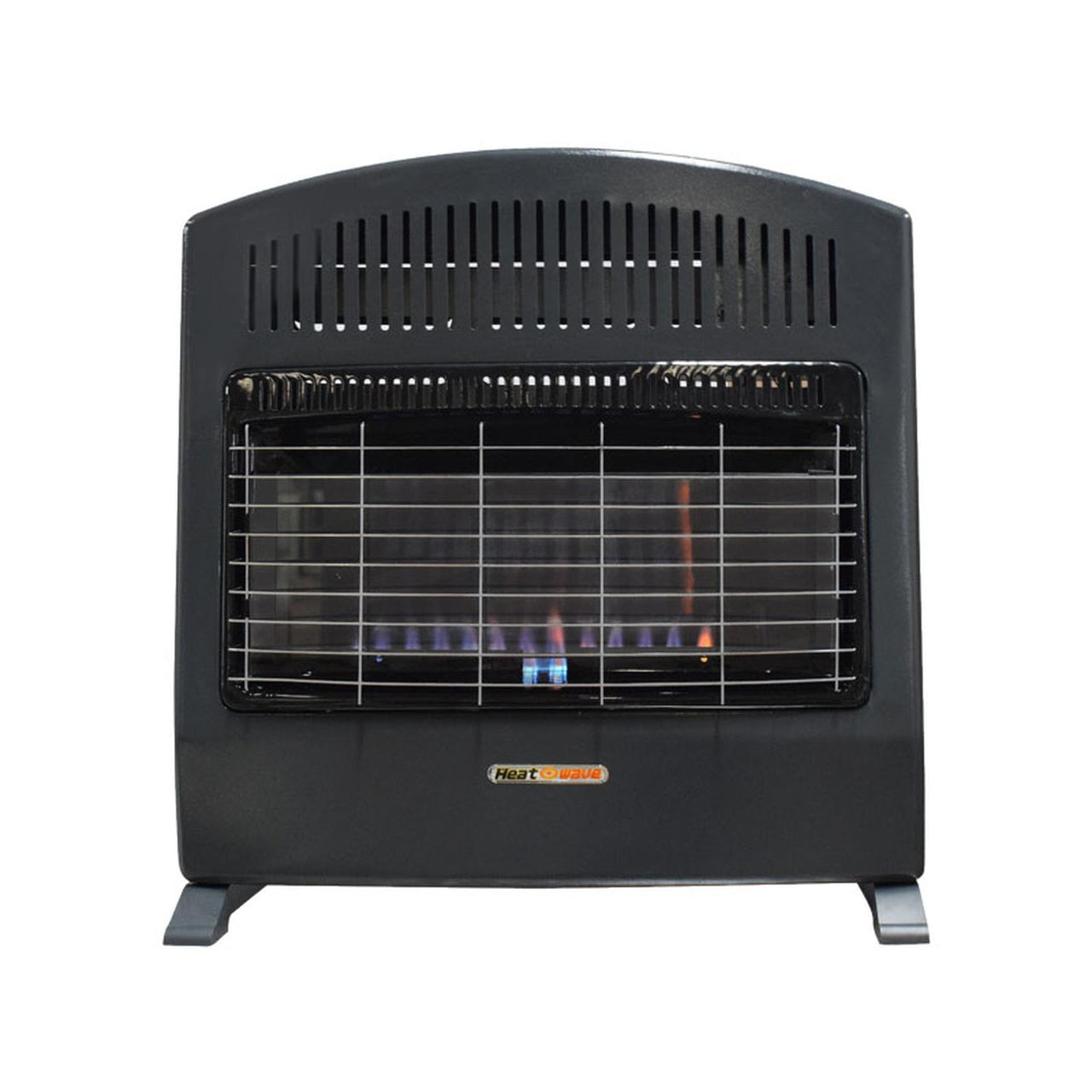 Calefactor Calentador de Pared Flama Azul 30,000 BTU Gas Natural Negro HG90W-BF-NAT Heat Wave