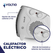 Calefactor Portatil Calentador Electrico Ventilador 1500WCE1BVOLT
