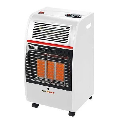 Calefactor Turbo Gas Lp 2 En 1 Con Ruedas Portatil Heat WaveHG3RF - MAC