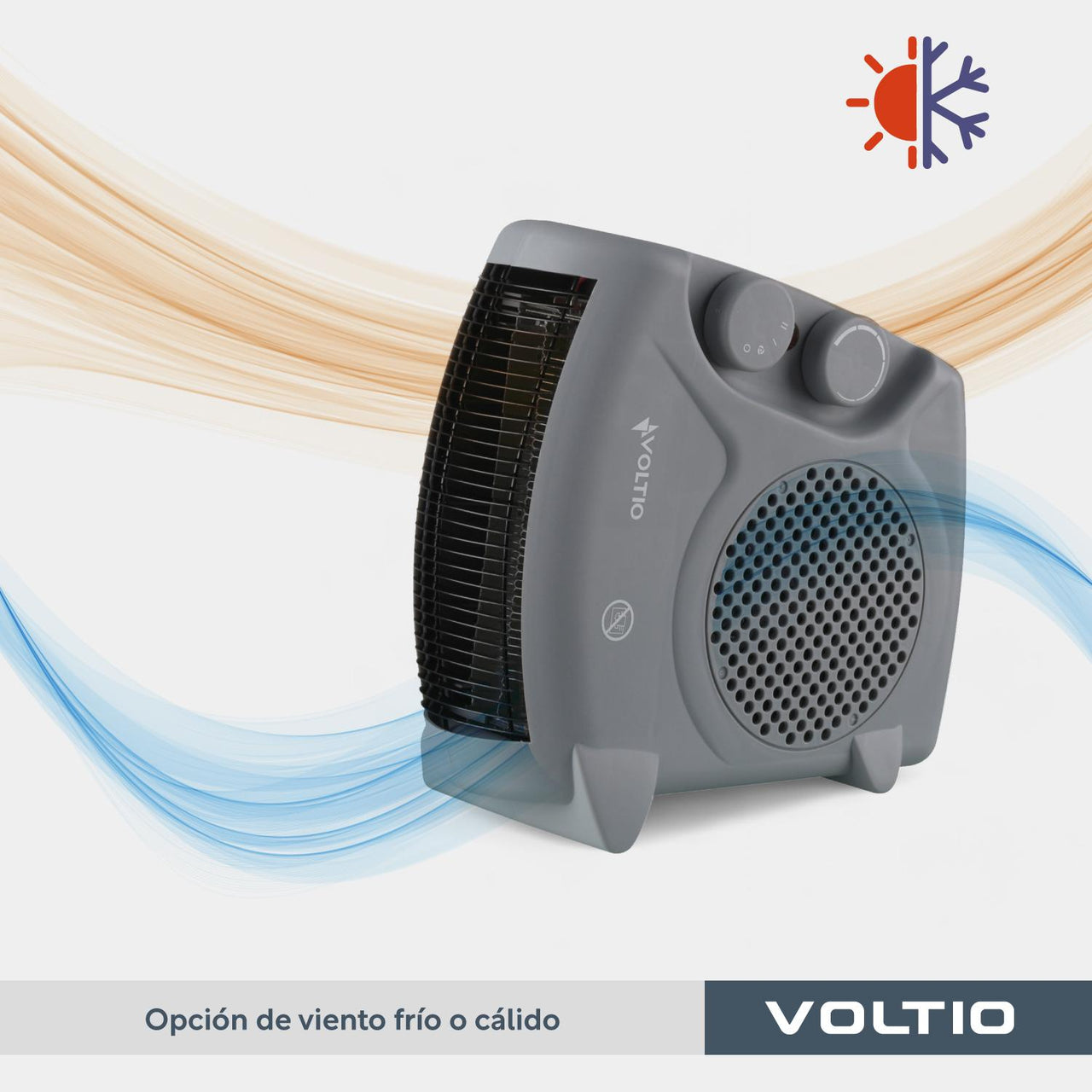 Calefactor Ventilador Calentador Electrico 1500W Portatil