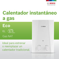 Thumbnail for Calentador De Agua Instantaneo 1 Servicio Eco 6 Gas Bosch