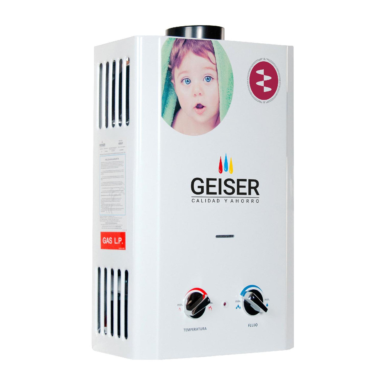 Calentador De Agua Instantaneo Geiser Gas 6 L/min