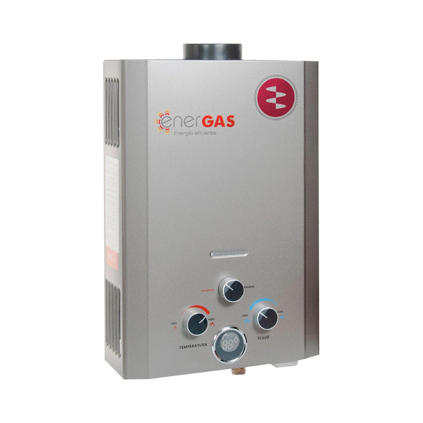 Calentador De Paso Instantaneo Energas 6 Litros /min GasEG-LP-6LB-ENER