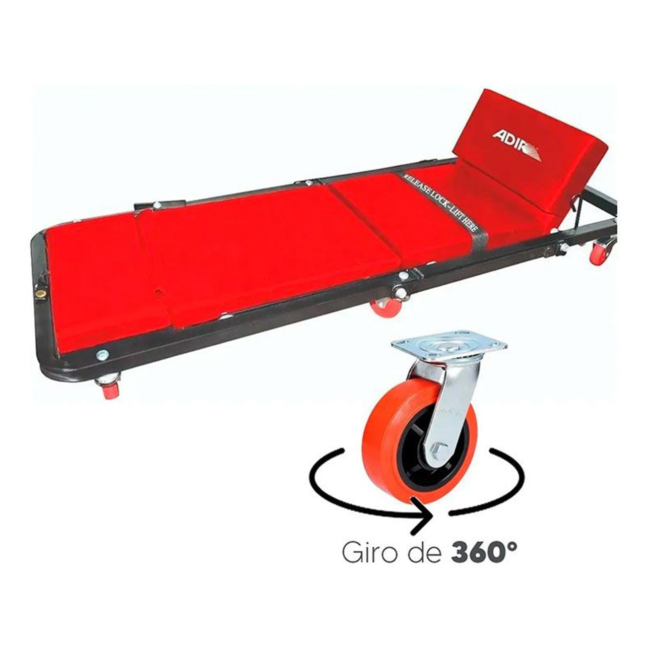 Cama De Banco De Taller 48 Pulgadas 4 posiciones 11899 Adir