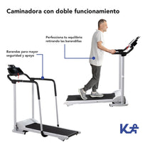 Caminadora Eléctrica Con Barandas De Seguridad Plegable 2 Hp KingSportsKINGCEB3