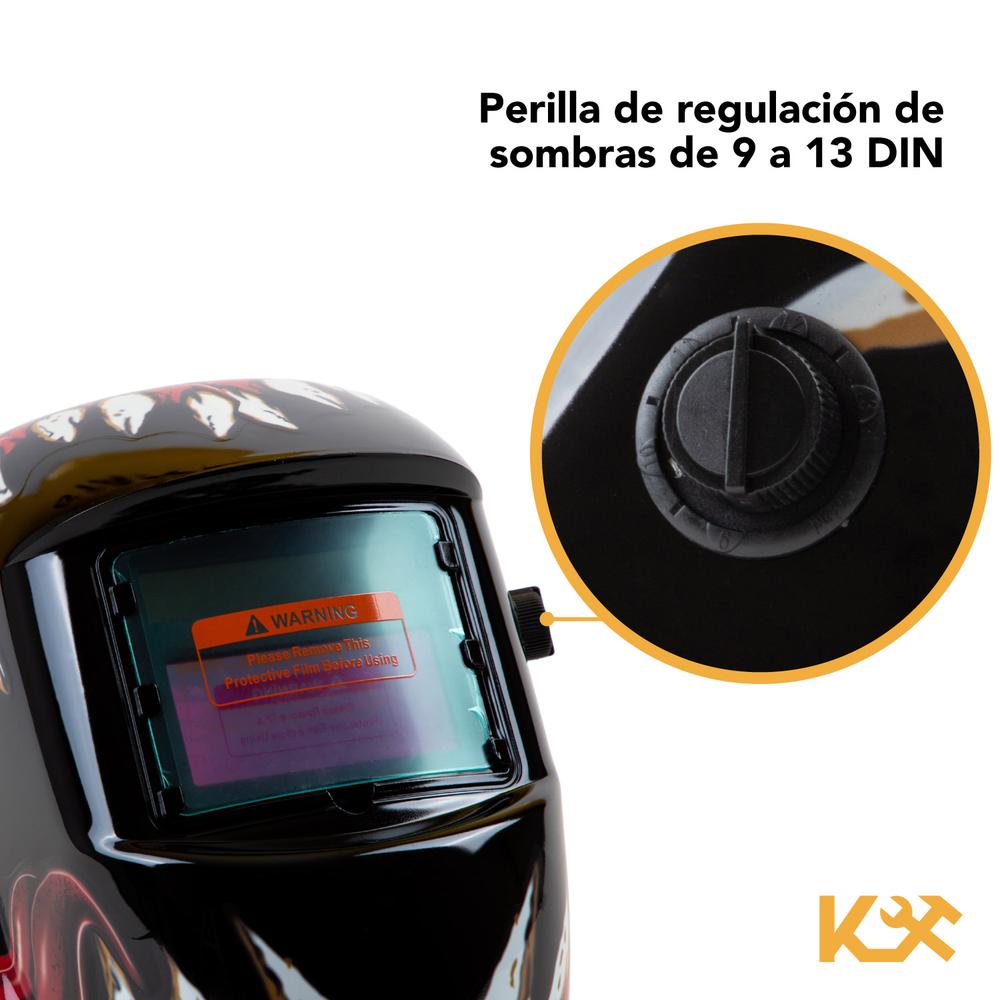 Careta Electrónica para Soldar Diseños Kingsman