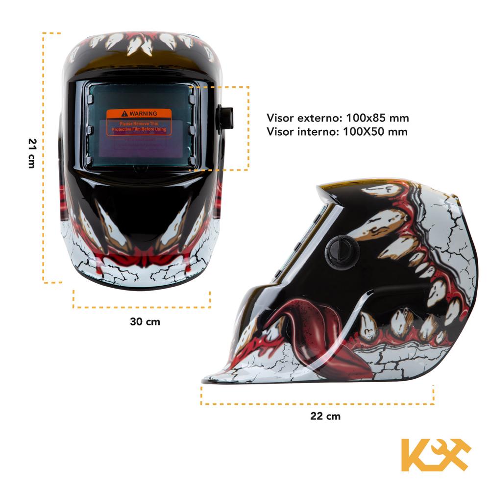 Careta Electrónica para Soldar Diseños Kingsman