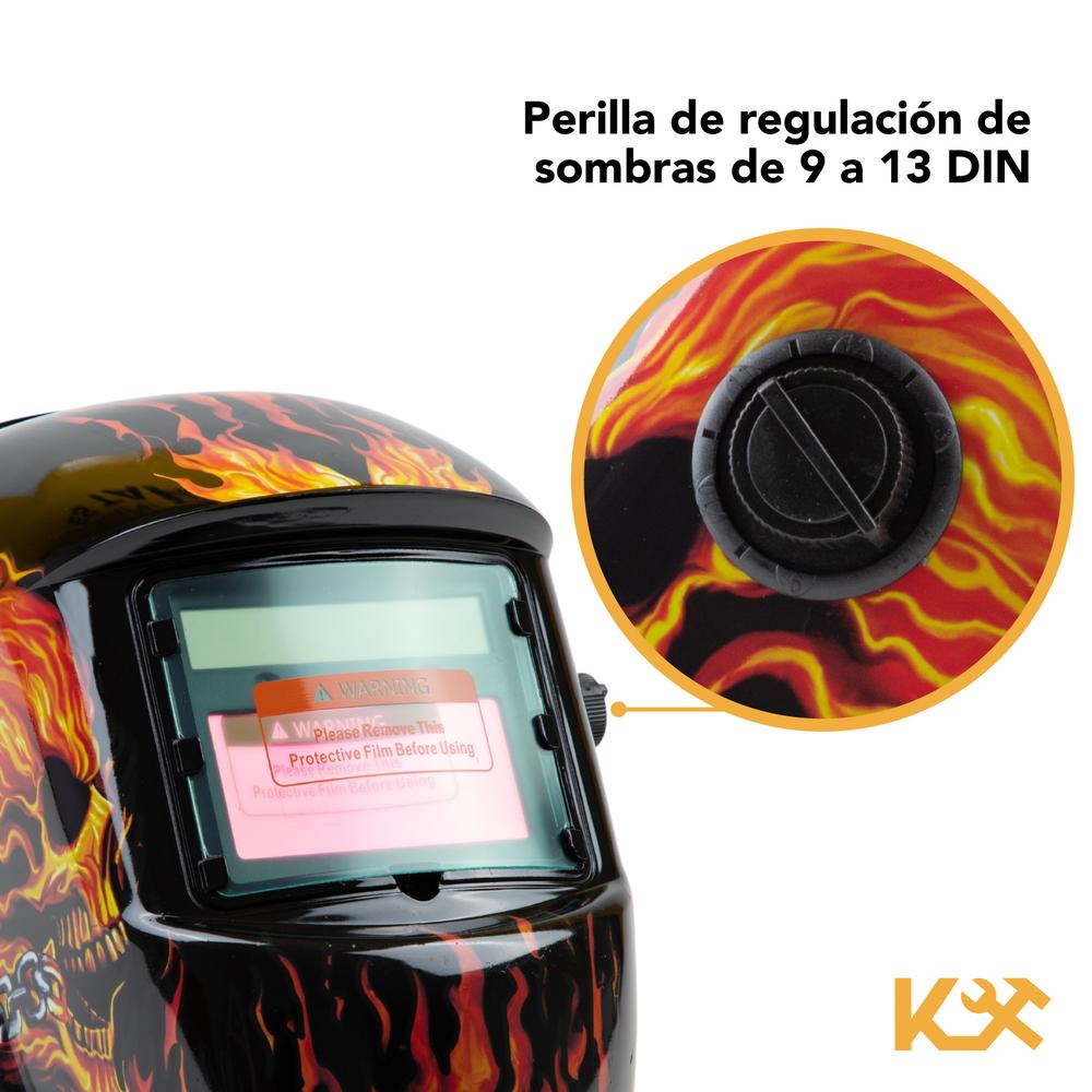 Careta Electrónica para Soldar Diseños Kingsman