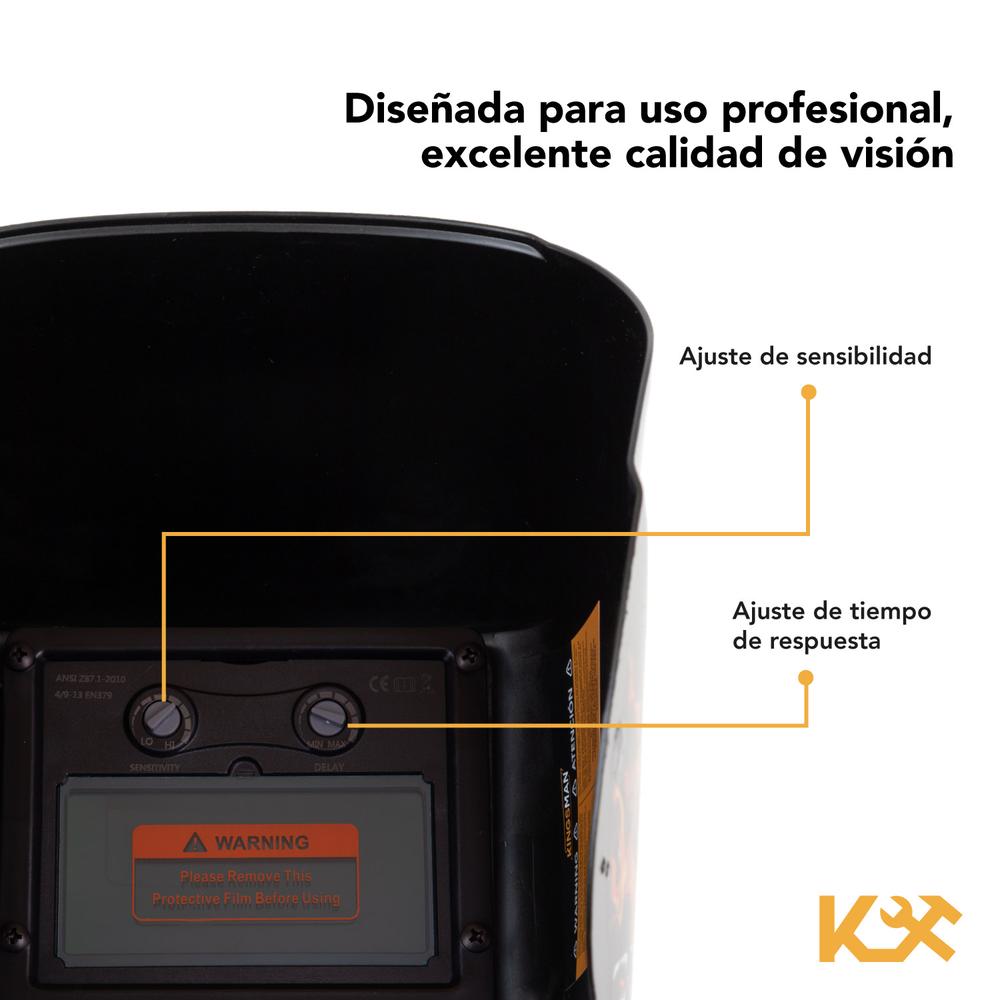 Careta Electrónica para Soldar Diseños Kingsman