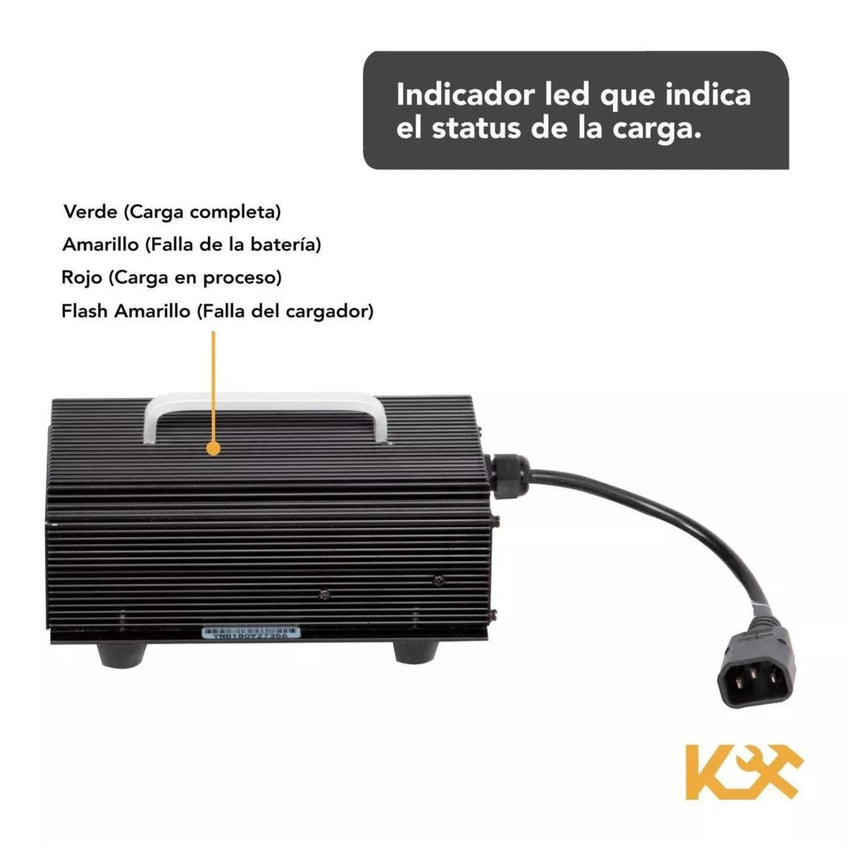 Cargador 24V (110-120 CA) para Montacargas Electrico Kingsman300613