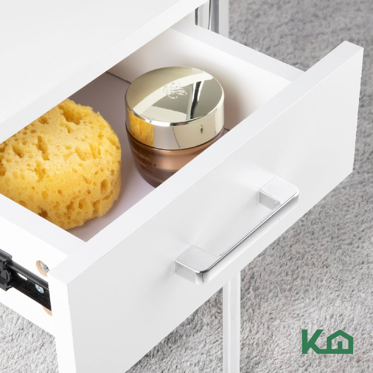 Carrito Mesa Auxiliar Mueble Multiusos 1 Cajón Spa Estética