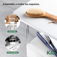 Thumbnail for Carrito Mesa Auxiliar Mueble Multiusos 1 Cajón Spa Estética