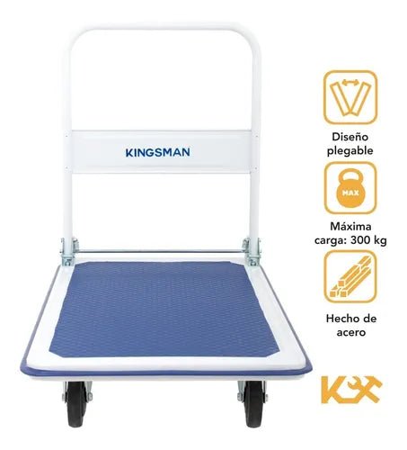 Carro Plataforma Plegable con Ruedas hasta 300 Kilos 91 x 61 x 89 cm Kingsman273309