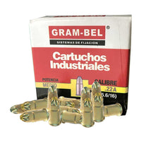 Cartucho Fulminante Individual Amarillo Cal 22A Caja Con 100 Pcs ARI22AA Gram-BelSFDCARI22AA-BEL