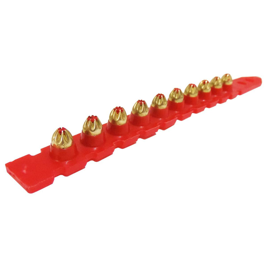 Cartucho Fulminante Tira Roja Calibre 27 10 Tiras con 10 pcs ART27V Gram-BelSFDCART27R-BEL