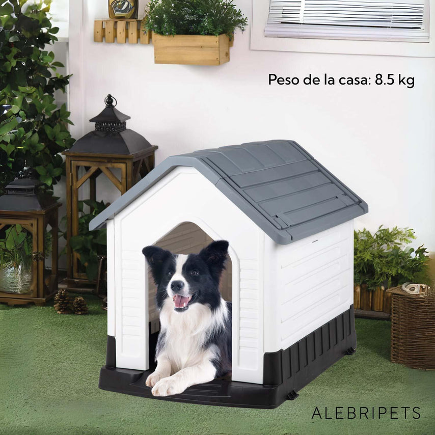 Casa Para Perro Raza Grande 76 x 62 x 76 cm Térmica PlásticoALEBRIHSEL