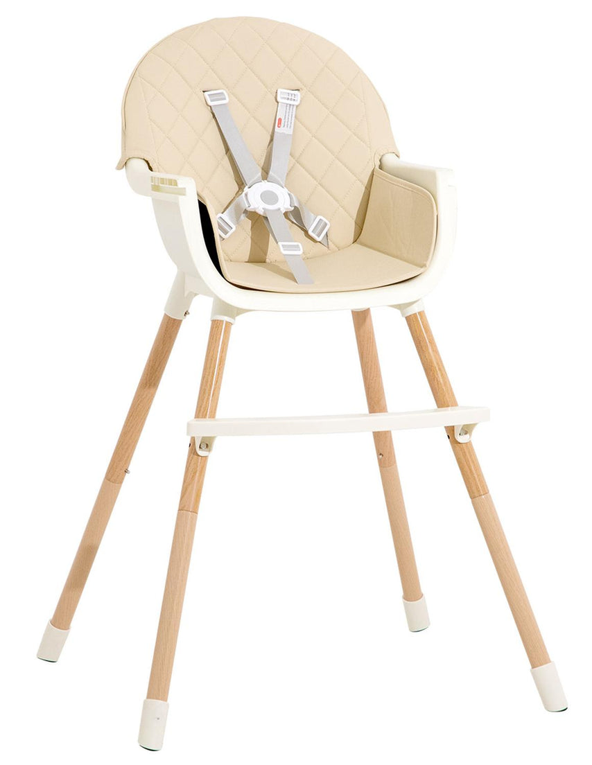 Silla Alta Bebe Para Comer Altura Ajustable Y Charola 4 En 1