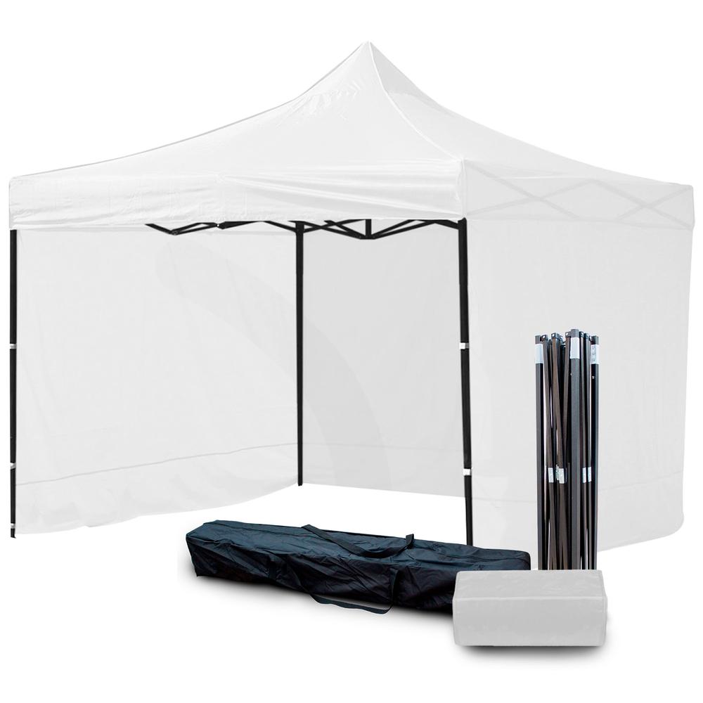 Toldo Carpa Con Pared Impermeable Plegable Acero 3x3 M