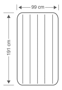 Thumbnail for Colchon Cama Campismo Inflable Twin Clasica Azul 1 Per Intex