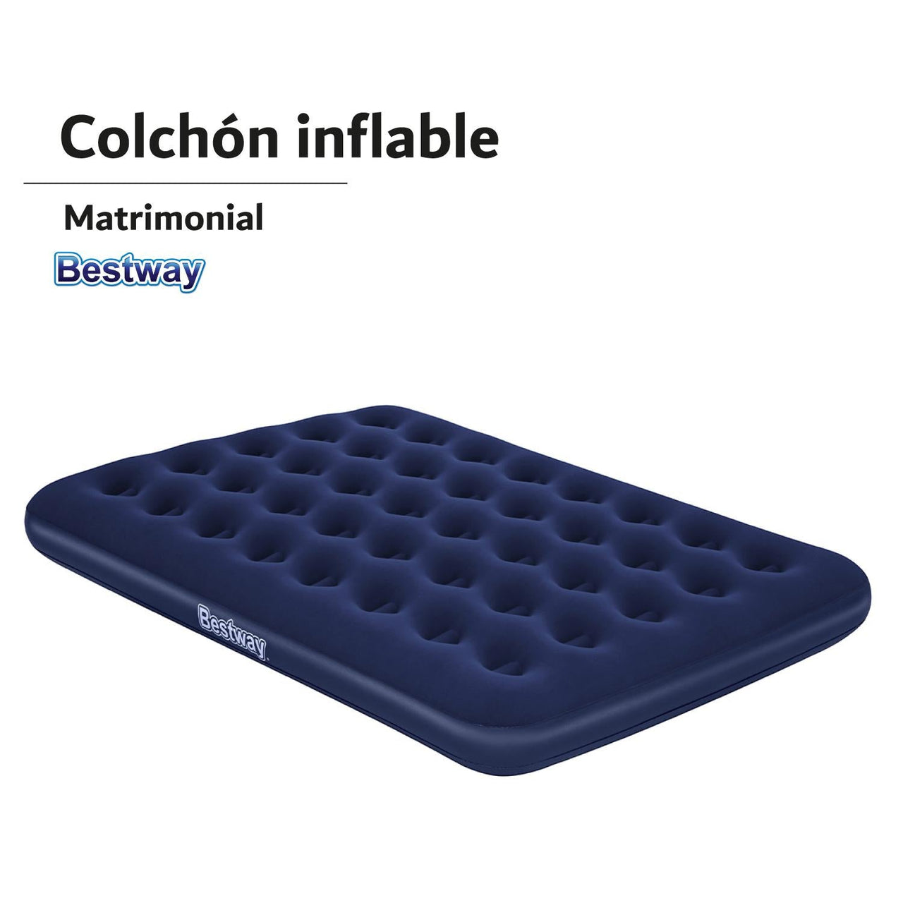 Colchón Cama Matrimonial Inflable para Camping 67002 Bestway