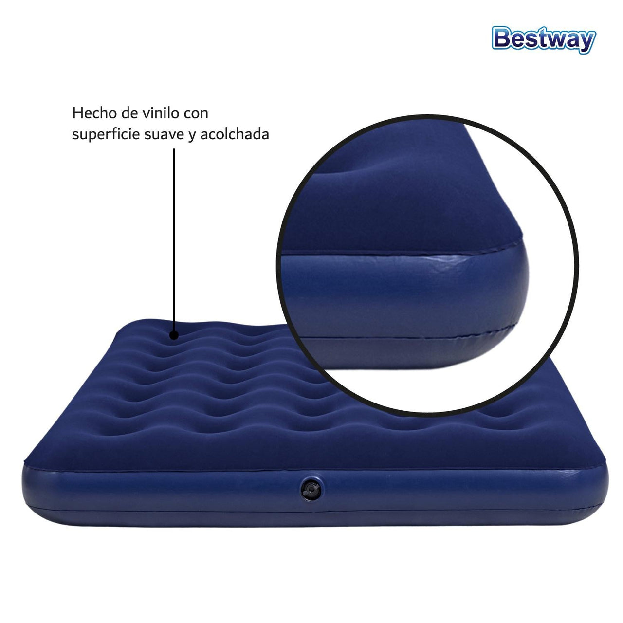 Colchón Cama Matrimonial Inflable para Camping 67002 Bestway