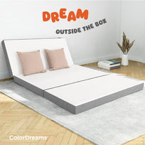 Colchon Individual 100 cm Colchoneta Plegable Con MaletaCP3DREAM100