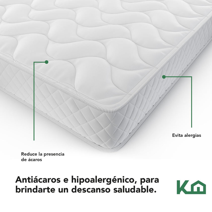 Colchon Individual En Caja 15cm Alto KingsHouseKHCESPIG