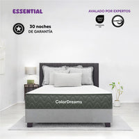 Thumbnail for Colchón Individual en Caja Essential Memory Foam 100x190x18 cm ColorDreams