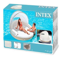 Colchon Isla Inflable Flotador Con Techo Canopy Lounge Intex58292EU-INTEX