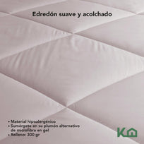 Colchón Matrimonial Memory + Juego De Sábanas + Edredón 5 PzKITDOUBLEGW