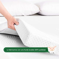 Thumbnail for Colchoneta Cubre Colchon Topper Memory Foam 5cm Individual