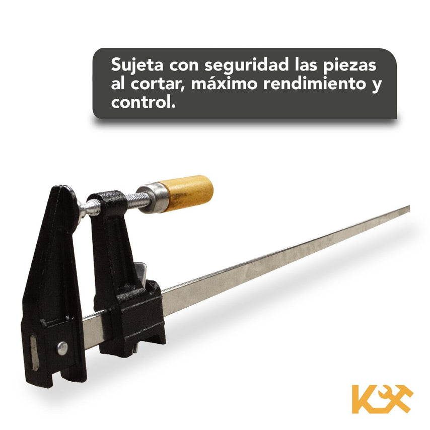 Combo Prensas Sargento para madera 6 piezas de 36 pulgadas y 6 cm x KingsmanCOMBO-KINGSMAN-24