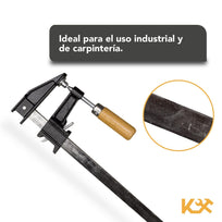 Combo Prensas Sargento para madera 6 piezas de 36 pulgadas y 6 cm x KingsmanCOMBO-KINGSMAN-24