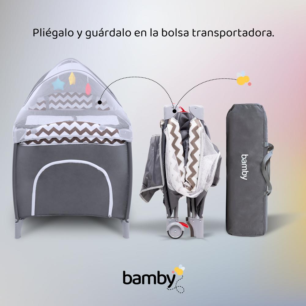 Cuna Corral Para Bebe Plegable Mosquitero Cambiador Juguete