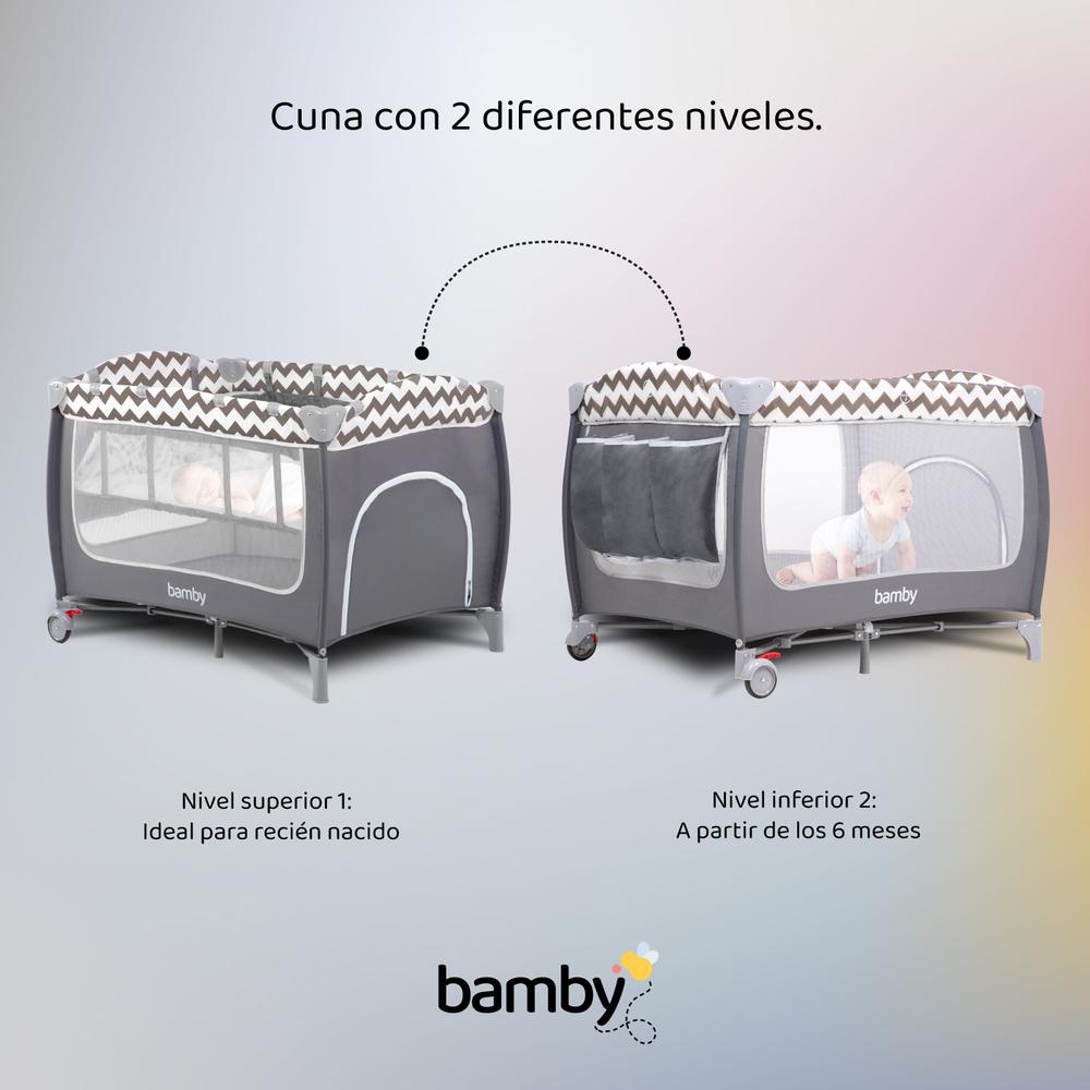 Cuna Corral Para Bebe Plegable Mosquitero Cambiador Juguete