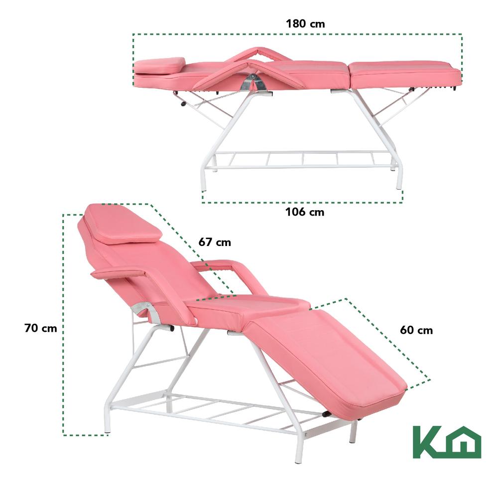 Cama De Masaje Silla Para Faciales Reclinable Spa Profesional