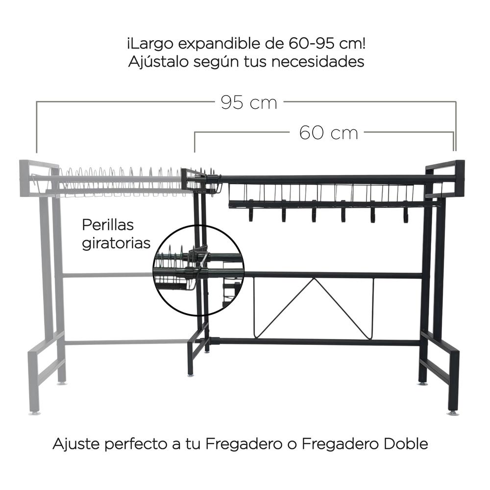 Set Escurridor Trastes Platos Fregadero Vajilla Opal 13 Pzas