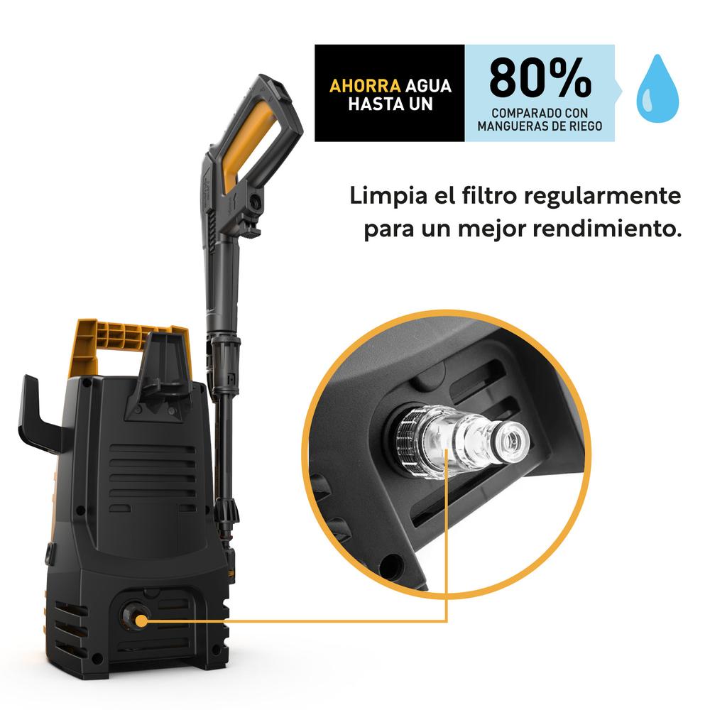 Hidrolavadora Electrica Portatil 1500 Psi 1400w + Accesorios