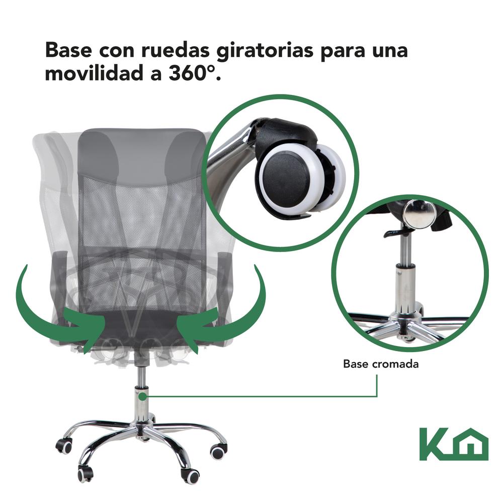 Silla De Oficina Ejecutiva Giratoria Ergonomica Escritorio