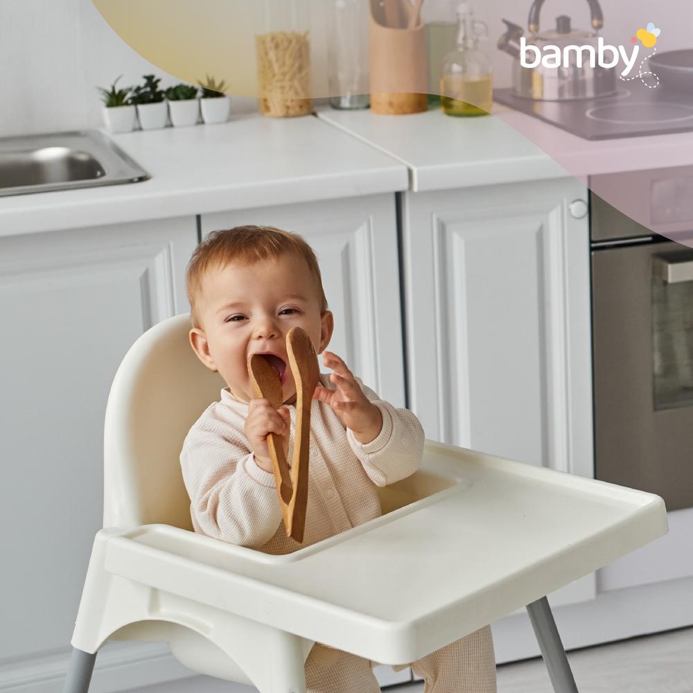 Silla Periquera Alta Para Bebe De Comer Con Charola 3 En 1