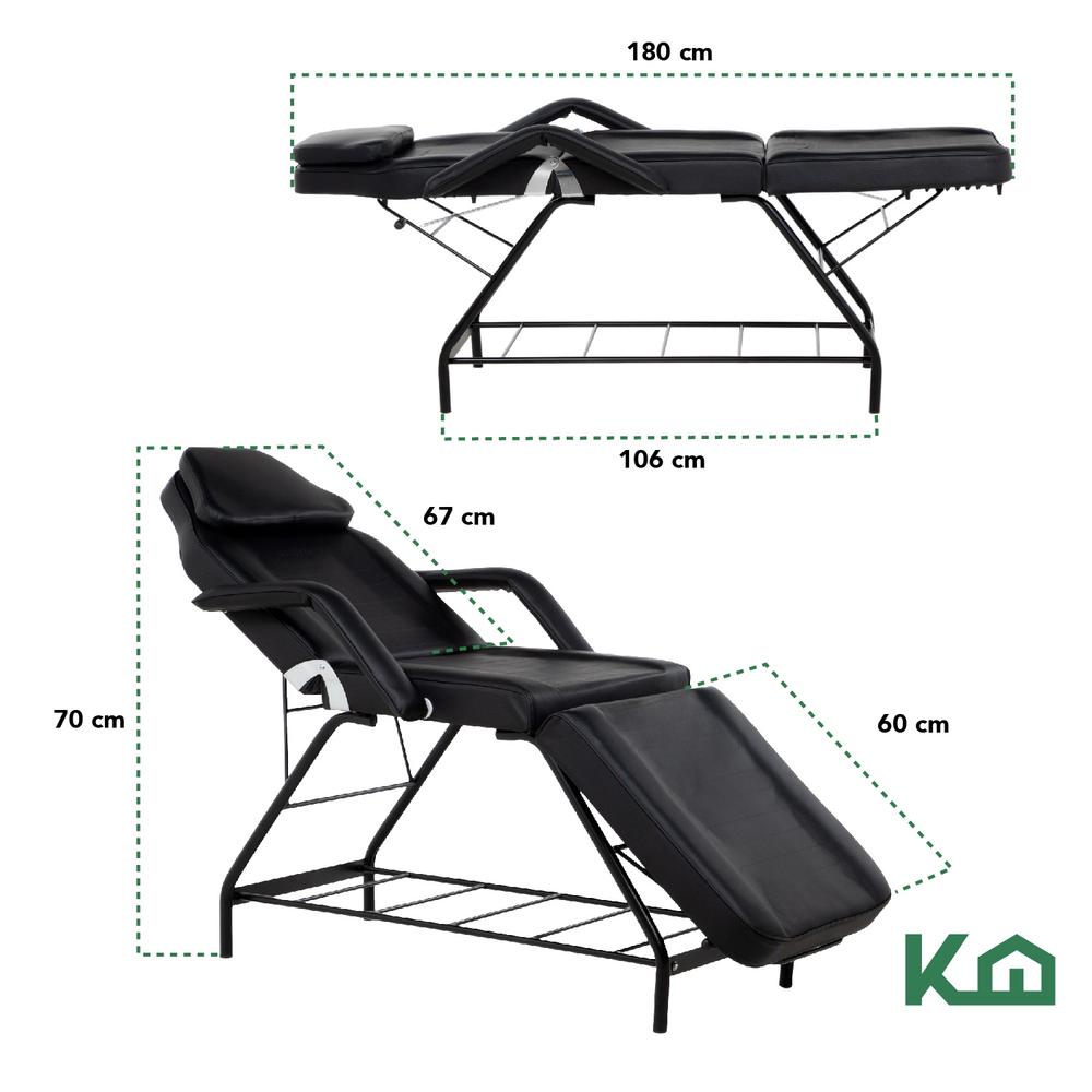 Cama De Masaje Silla Para Faciales Reclinable Spa Profesional