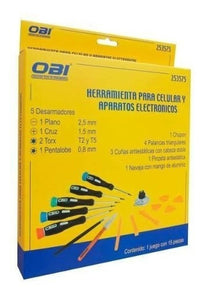 Desarmadores Torx Juego Reparacion Para Celulares 15 Piezas253575