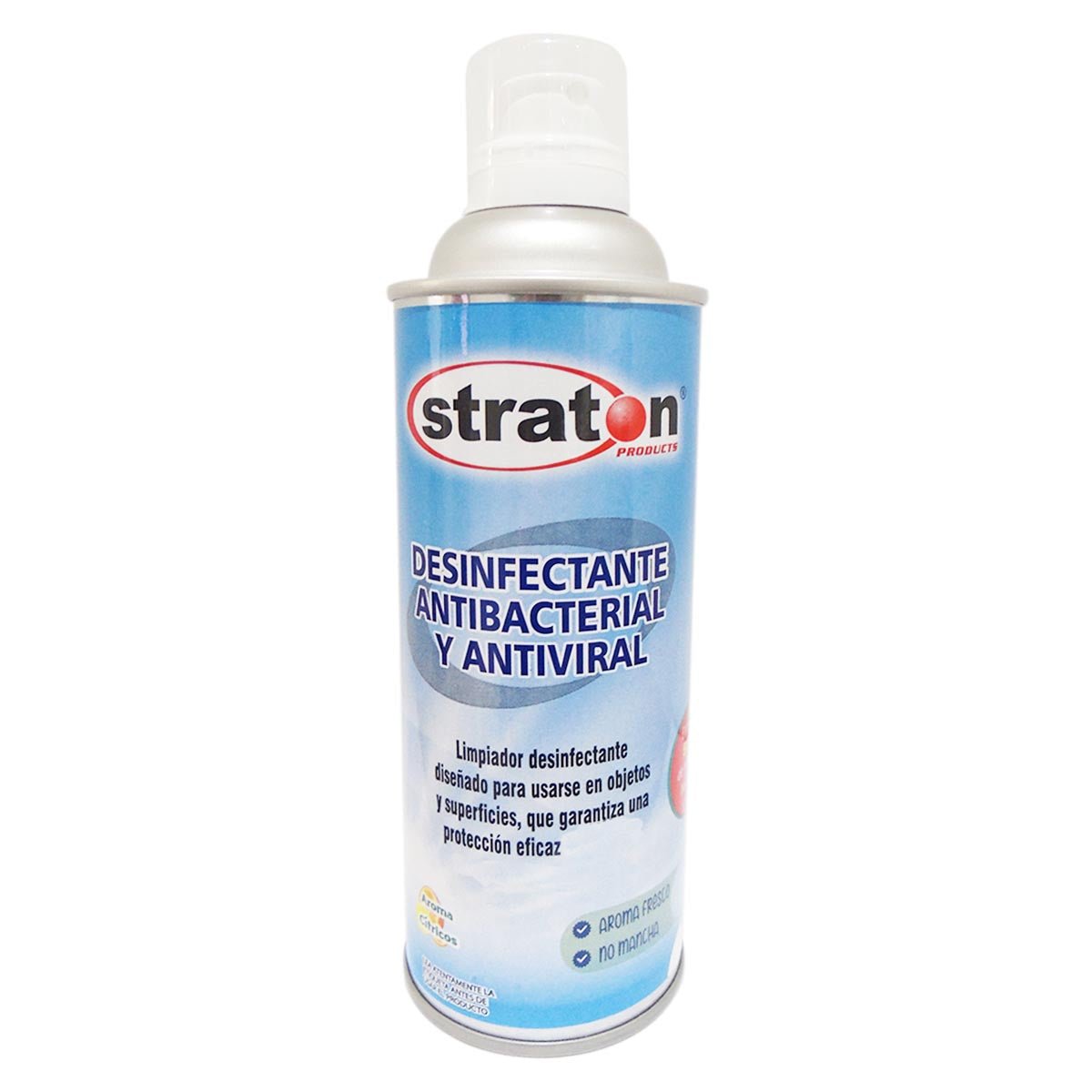 Desinfectante Antibacterial Antiviral en Aerosol 420 ml Straton