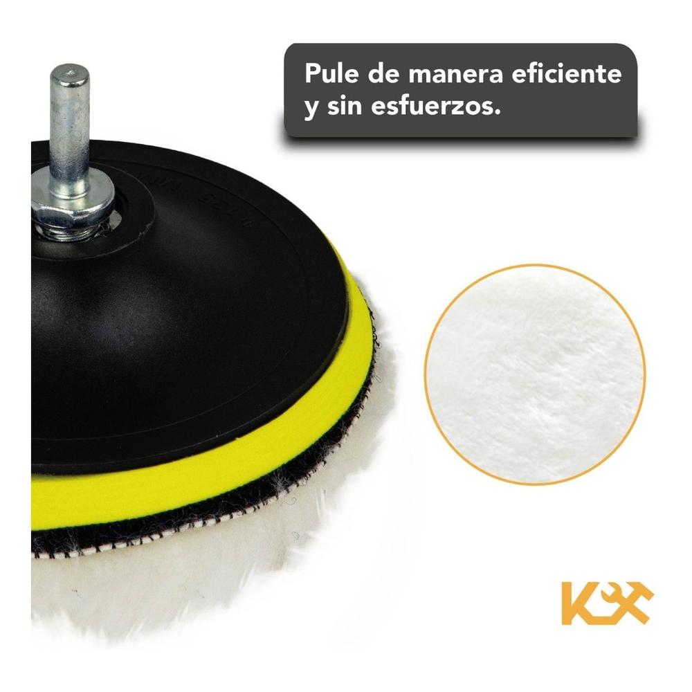 Accesorio Lijar y Pulir para Taladro Juego con 12 Pcs 115 mm Kingsman