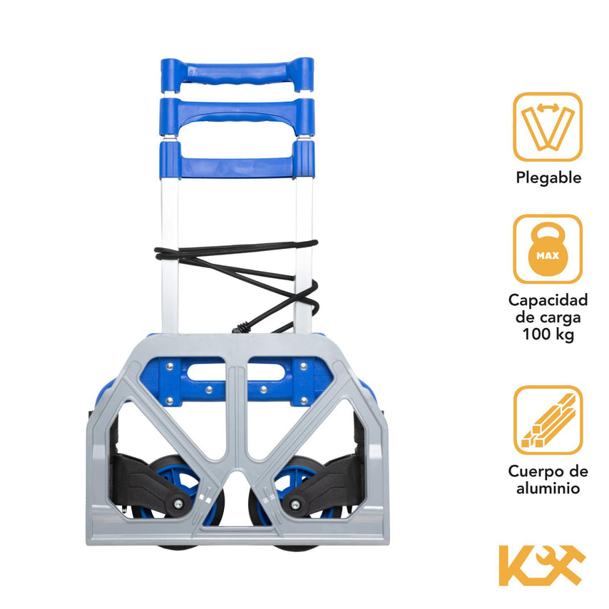 Diablito de Carga Extensible Carrito Plegable 100kg KingsmanKINGDIPLE120