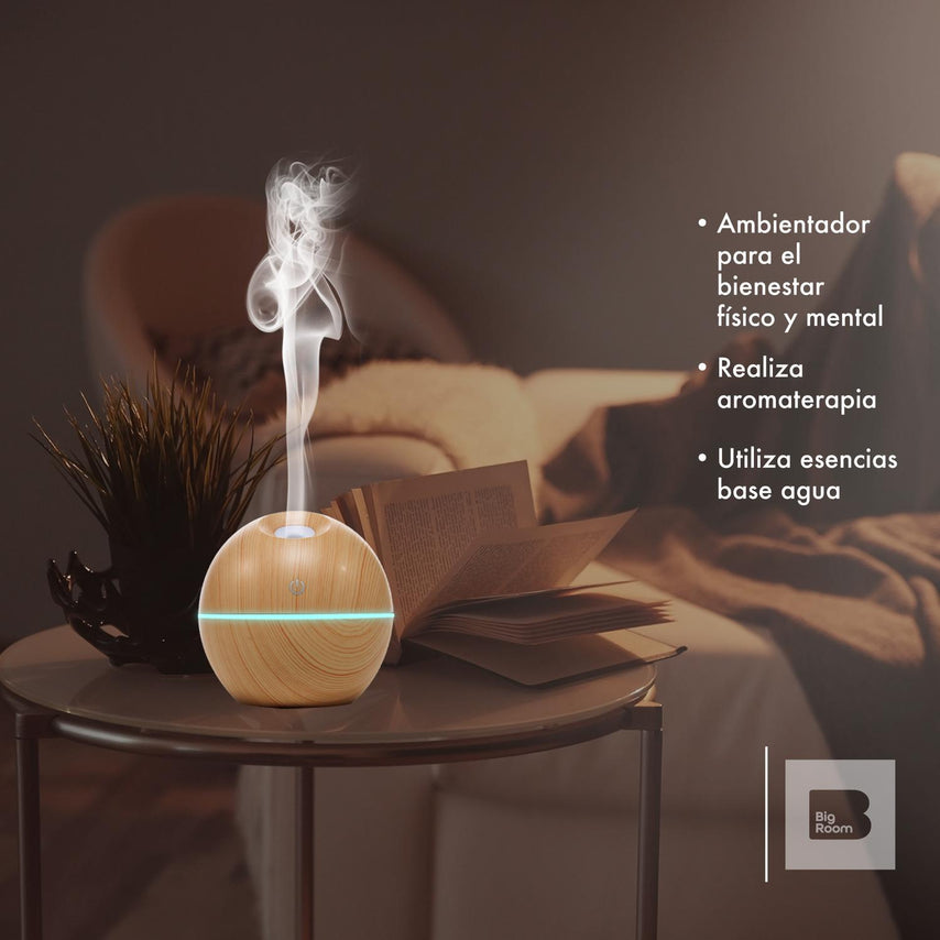 Difusor Humidificador Usb Luces Clores AromaterapiaBSHD02170001