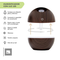 Difusor Humidificador Usb Luces Clores AromaterapiaBSHD02170001